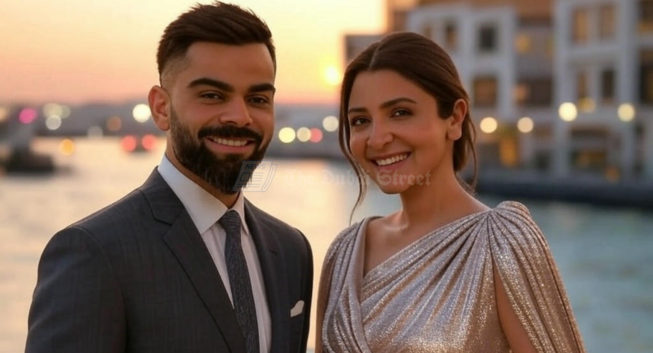 Virat Kohli and Anushka Sharma