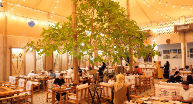 Feast at a Ramadan Tent in Old Dubai