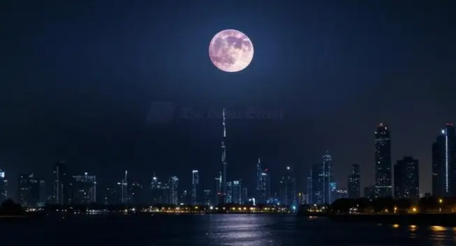 Pink Moon in Dubai